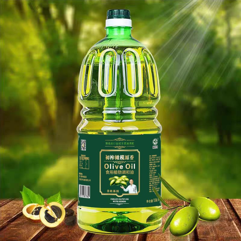 恒峰g22 初榨橄榄原香食用植物调和油 1.8L
