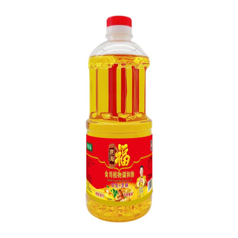世海福 花生+芝麻食用植物调和油900ML
