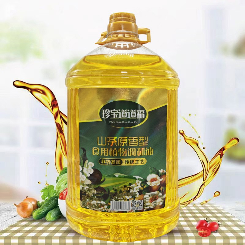 珍宝道道福 山茶原香型 食用植物调和油 5L