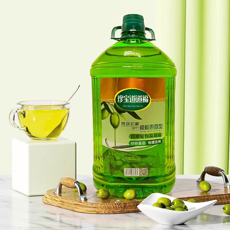 珍宝道道福 特级初榨橄榄原香型 食用植物调和油 5L