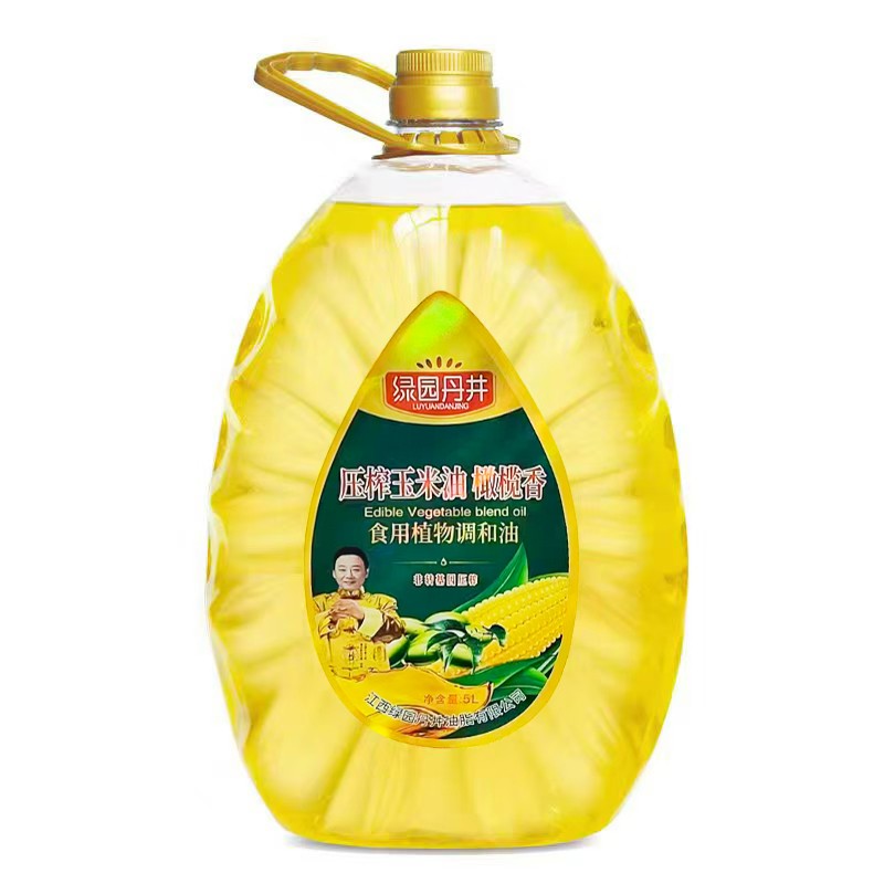 恒峰g22 压榨玉米油 橄榄香 食用植物调和油 5L